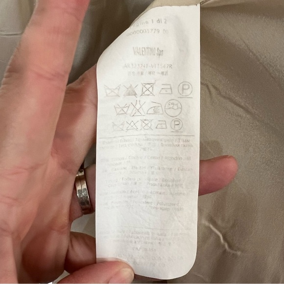 Red Valentino Ruffle Cotton Stretch Blazer Jacket - Picture 14 of 14